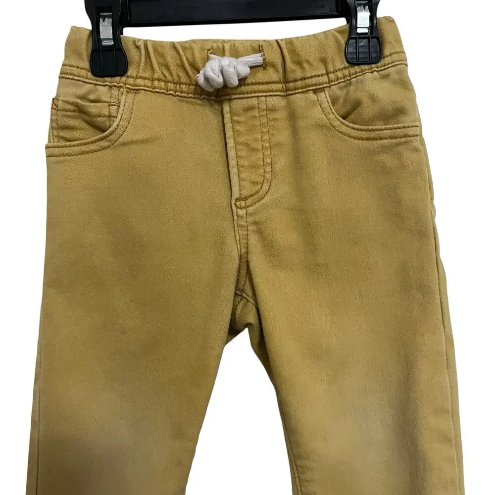 Gap Denim | Mustard Yellow Slim Faded Stretch Pants Boys 18-24 Months